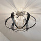 Cecil Four Light Flush Mount (52588PN)
