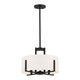 Malen Four Light Pendant/Semi Flush (52591BK)