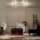 Ocala Six Light Semi Flush Mount in Polished Nickel (12-52602PN)