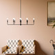 Alvaro Eight Light Linear Chandelier (52693BK)