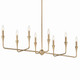 Alvaro Eight Light Linear Chandelier (52693CPZ)