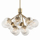 Silvarious 12 Light Chandelier Convertible (52701CPZ)