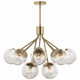 Silvarious 12 Light Chandelier Convertible (52701CPZ)