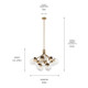Silvarious 12 Light Chandelier Convertible (52701CPZCLR)