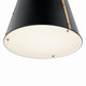 Etcher Two Light Pendant (52711BK)