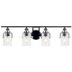 Everett Four Light Bath (55080BK)
