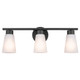 Stamos Three Light Bath (55121BK)