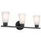 Stamos Three Light Bath (55121BK)