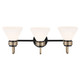Farum Three Light Bath (55155BK)