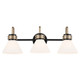 Farum Three Light Bath (55155BK)