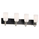 Kichler - 55164NI - Four Light Bath - Solia - Brushed Nickel