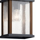 Marimount One Light Outdoor Wall Mount (59017BK)