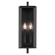 Kroft Two Light Outdoor Wall Mount (59132BKT)
