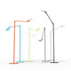 Splitty LED Floor Lamp (SPY-W-MOR-USB-FLR)
