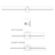 Z-Bar LED Wall Sconce (ZBW-60-4-CM-SW-GLD)