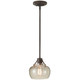 Generation Lighting - P1234RI - One Light Pendant - Urban Renewal - Rustic Iron Generation Lighting - P1234RI - One Light Pendant - Urban Renewal - Rustic Iron