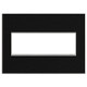 Legrand - AWM3GBLS4 - Gang Wall Plate - Adorne - Black