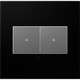 Adorne Gang Wall Plate in Black (246-AWP2GNK4)