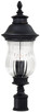 Minka-Lavery - 8909-94 - Three Light Post Mount - Newport - Heritage Minka-Lavery - 8909-94 - Three Light Post Mount - Newport - Heritage