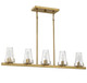 Dimond Five Light Linear Chandelier (V6-L1-2321-5-322)