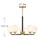 Dresden Five Light Chandelier (V6-L1-9605-5-143)