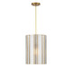 Lighting One E - V6-L7-4026-1-322 - One Light Pendant - Bonn - Warm Brass