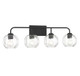 Baldwin Four Light Bathroom Vanity (V6-L8-4399-4-BK)