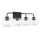 Baldwin Four Light Bathroom Vanity (V6-L8-4399-4-BK)