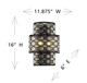 Mannheim Two Light Wall Sconce (V6-L9-6102-2-89)
