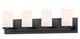 Maxim - 10284SWBK - Four Light Bath Vanity - Lateral - Black