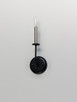 Wesley One Light Wall Sconce (10321BKSN)