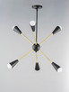 Lovell LED Pendant (11266BKSBR/BUL)