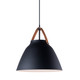 Maxim - 11356TNBK - One Light Pendant - Nordic - Tan Leather / Black