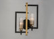 Flambeau Two Light Wall Sconce (16112CLBKAB)