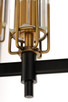 Flambeau Three Light Chandelier (16113CLBKAB)