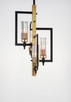 Flambeau Four Light Chandelier (16114CLBKAB)