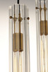 Flambeau Three Light Chandelier (16123CLBKAB)
