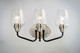 Goblet Three Light Bath Vanity (26122CLBKSN)
