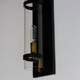 Capitol One Light Wall Sconce (2640BKAB)