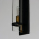 Capitol One Light Wall Sconce (2640BKAB)
