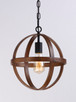 Compass One Light Pendant (27571APBK)