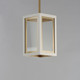 Neoclass One Light Outdoor Pendant (30051CLWTGLD)