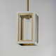 Neoclass One Light Outdoor Pendant (30051CLWTGLD)