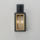 Neoclass Two Light Outdoor Wall Sconce (30054CLBKGLD)