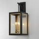 Neoclass Four Light Outdoor Wall Sconce (30056CLBKGLD)