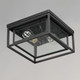 Cabana Two Light Outdoor Flush Mount (3031CDBK)