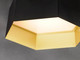 Honeycomb LED Flush Mount (30330BKGLD)
