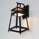 Pagoda LED Outdoor Wall Sconce (30744BK)
