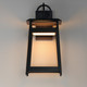 Pagoda LED Outdoor Wall Sconce (30746BK)