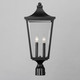Sutton Place VX Two Light Outdoor Post Lantern (40230CLBK)
